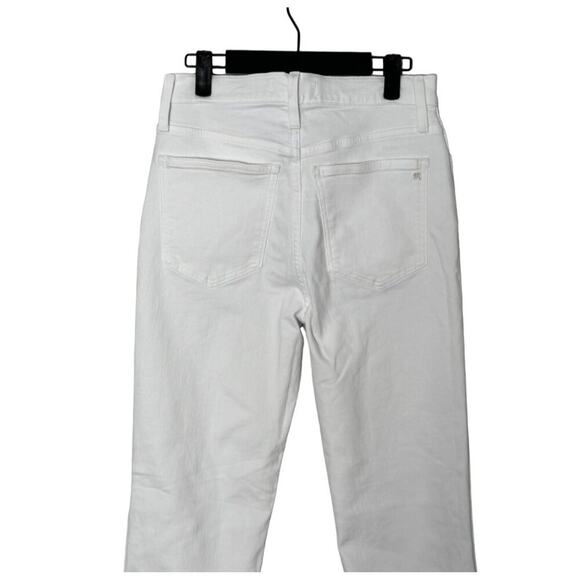 NWT Madewell Womens Stovepipe Jeans Purest White Size 27 - Picture 14 of 16